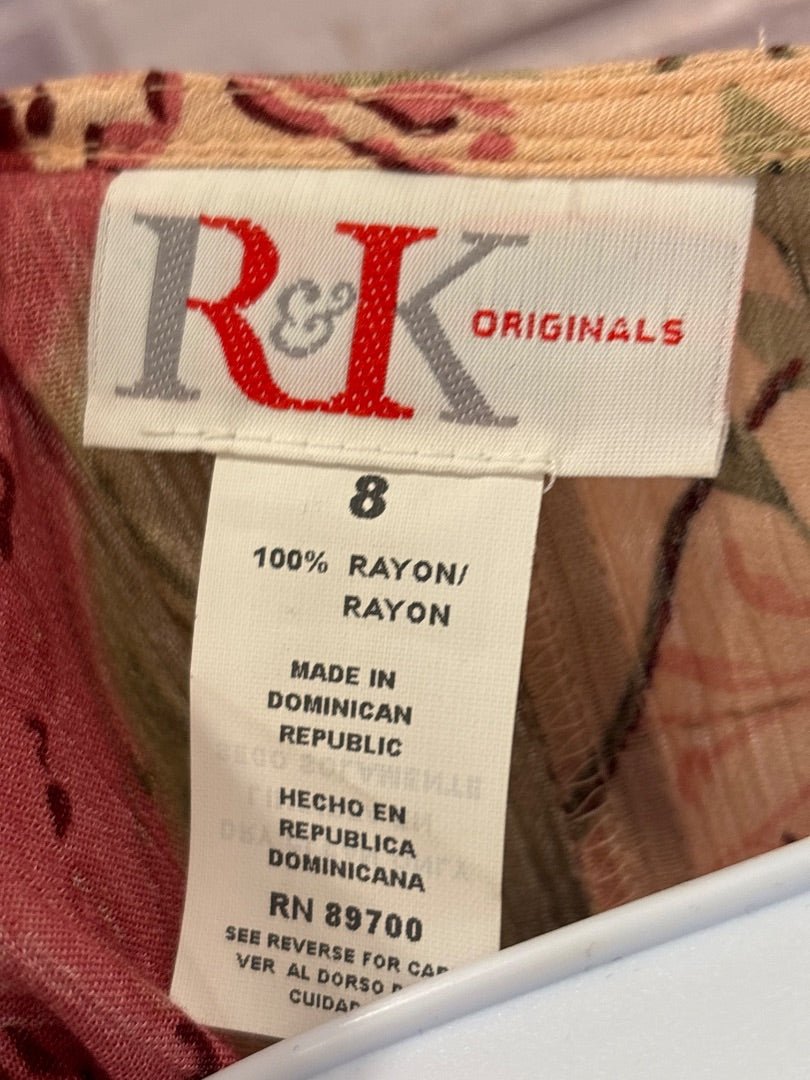 R&K originals Dress, Multi, Medium/6, Used - Good - Chill Boutique Consignment