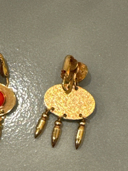 Various Clip on earrings, Gold multi, One Size, Used - Good - Chill Boutique Consignment