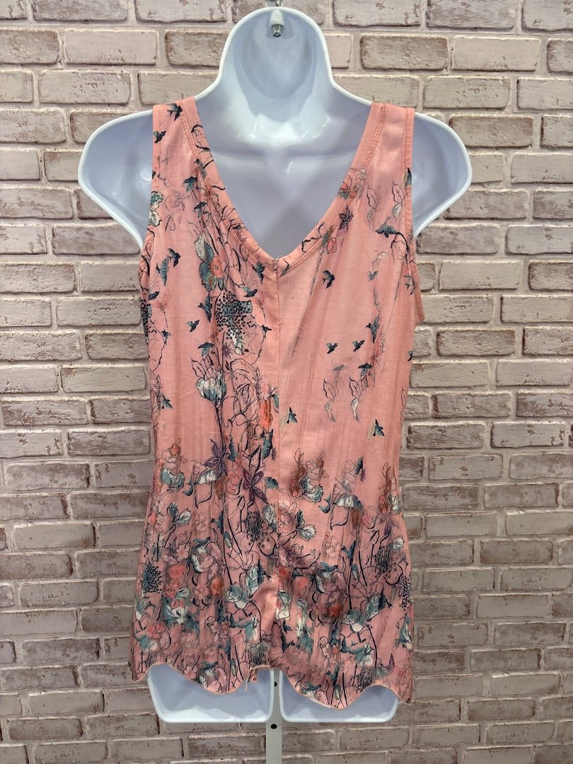 Various Tank top, Pink multi, Small, Used - Good - Chill Boutique Consignment
