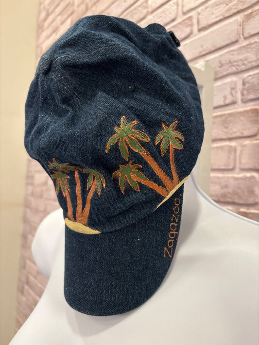 Zagazoo Baseball cap, Denim, One Size, Used - Good - Chill Boutique Consignment